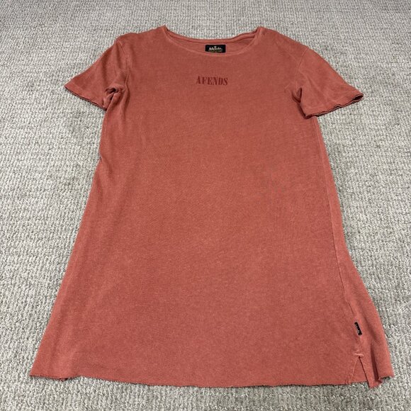 Afends Dress Short Sleeve Red Women’s Size 4 - Picture 1 of 5